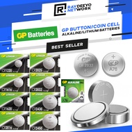 GP Batteries Coin & Button Cells Battery [CR2016/CR2025/CR2032/CR2430/CR2450/CR1220/CR1616/CR1620/A7