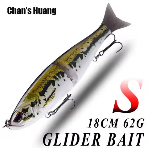 Chan's Huang 1PCS 7INCH 2.18OZ Section Fishing Lures Multi Jointed Swimbait Angry Eye Fishing Lure S