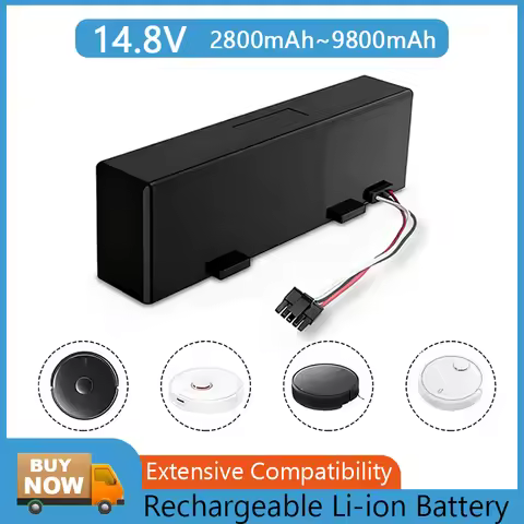14.4V Li-ion Battery for STYTJ02YM 2800~9800mAh Fit Mijia Mop Pro Yunmi MVVO1-JG Haier JX37 Vacuum C