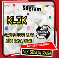 Promo Bisa Cod Busa Gabus Kecil Ese KLIK Mix Rasa Buah