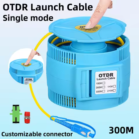 300M OS2 Single Mode SC/FC/ST/LC(UPC/APC) AUA-20 OTDR Extension Cord OTDR Launch Cable Fiber Ring OT