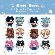 [Cynoonaa] Alien Stage | ALNST Pin & Sticker | Ivan Till Hyuna Mizi Sua Wound Sticker