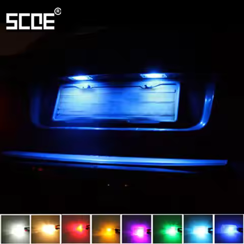 For Opel Astra J Astra GTC Astra J Sports Tourer SCOE 2015 New 2X6SMD 5050LED License Plate Light Bu