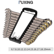 FUXING ชุดประแจมือปล่อยหัวคู่ตามหลักสรีรศาสตร์พร้อมความคล่องแคล่วเพิ่มขึ้น