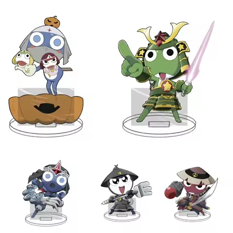 Merry Christm 10CM HOT Anime Keroro Gunsou Frog Acrylic Stand Model Cosplay Characters Ornament Acce