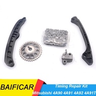 Baificar Brand New Engine Timing Chain Tensioner Camshaft Sprocket Guide Rail Repair Kit For Mitsubi