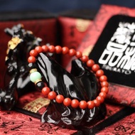 原礦南紅瑪瑙 6mm圓珠 緬甸黃玉綠料 客製化玉石手珠 設計手鍊