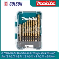 COLSON MAKITA D-72855 HSS-TIN Drill Bit Set Straight Shank ( 13pc / set )