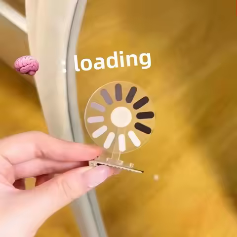 New Prank Toys Brain Loading Hair Clip with Funny Creative Rotating Design Funny Toys for Friends Co