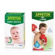 Appeton Multivitamin Baby Drop (30ml)/  Appeton Multivitamin Lysine - Syrup (120ml)