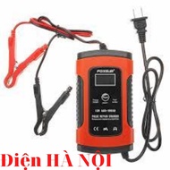 Máy sạc bình ắc quy 12V Foxsur sạc bình ắc quy ô tô xe máy từ 4Ah - 100Ah thông minh có chức năng kh