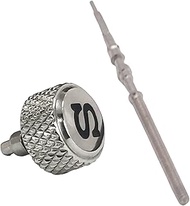LICHIFIT Stainless Steel Watch Crown with Watch Stem for NH35 NH36 4R35 4R36 7S26 Watch Modification