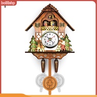 {bolilishp}  Antique Wooden Hanging Cuckoo Wall Time Alarm Clock Home Living Room Decoration