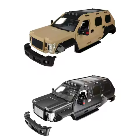 324mm Hard Plastic Off-Road Body Shell Wheelbase George PATTON For 1/10 RC TRUCK AXIAL SCX10 TRX-4 A