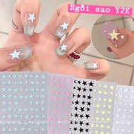 [5 colors] Five-pointed star nail sticker, candy blue five-pointed star, Y2K. Hot five-pointed star 