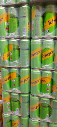 Schweppes Drink (Tonic Soda/Bitter Lemon/Ginger Ale/Soda Water) 320ml x 12