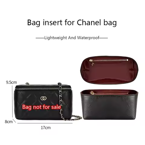 Waterproof Bag Insert For Chanel Vanity Box Bag Waterproof Bag Organizer Insert Storage Lightweight 