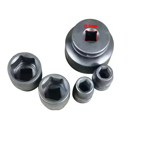 Hex Short Impact Socket 38mm 41mm 46mm 1/2" Driver Thickening High Quality 6 Point Socket Wrench Hea