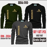 (THICK MATERIAL) BUY 1 OR 3 PCS Hiqmah Distro Men's Distro T-shirt 30s Premium Long T-shirt GER Kirk