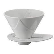 HARIO V60 One-Time Extraction Dripper MUGEN Coffee Dripper for 1-2 Cups, White, Porcelain, Made in J
