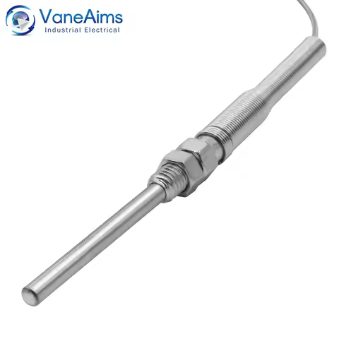 Type K J PT100 Thermocouple M8 50mm 100mm 150mm 200mm Compression Spring Probe Temperature Sensor wi