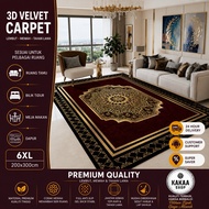 (KAKAA) carpet velvet 3d karpet besar anti slip 6XL 200x300cm