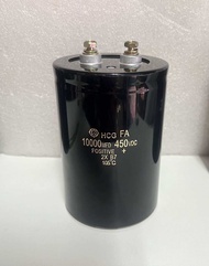เครื่องแปรงกระแสไฟฟ้า 10000UF 450VDC Hitachi 105C คาปาซิเตอร์ของแท้ของใหม่ Capacitor แบบขันสกรู 450V
