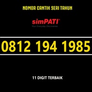 Nomor Cantik Simpati 0812 194 1985 Nomer Tahun Lahir 11 Digit 19 April