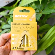 Bộ Sạc Pin BESTON M9501 sạc cả 2 loại 1.2V/1.5V AA AAA cổng sạc USB-C Sạc nhanh Tự ngắt Màn hình LCD