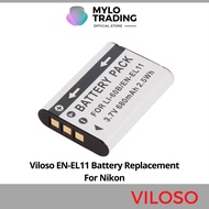 Viloso EN-EL11 Battery Replacement For Nikon Coolpix S550 S560