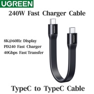 UGREEN Charger Cable Type C To Type C Cable USB4 40Gbps 8K 240W 5A Fast Charging Data Cable
