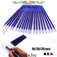 PISTA 10/20/30Pcs 0.5mm Erasable Pen Refill Hot Blue Black Red Signature School Gel Pen