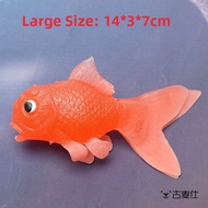 gumahus | Large Soft Plastic Realistic Goldfish 14cm