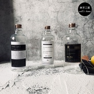 Nordic ins Style Bath Bottle Lotion Bottle Sub-bottling Shampoo Sub-packing Bottle Round Bottle Show