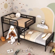 同向錯位型上下床兒童床矮房間上下鋪小戶型交錯式雙層高低平行床包送貨