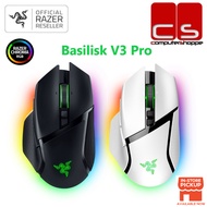 Razer Basilisk V3 Pro Customizable Ergonomic Wireless Gaming Mouse - Black/White