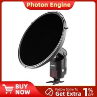 Godox AD-S3 Beauty Dish Reflector with Honeycomb Cover for Godox Witstro AD200 Pocket Flash Godox AD