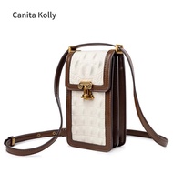 Canita Kolly New Style Crocodile Genuine Leather Female Bag Arc de Triomphe Mini Small Bag Retro Mob