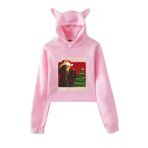 Monster The Ed Gein Story Merch Vintage 90s Streetwear Hoodie Hoodies Sweatshirts for Girls Cat Ear 