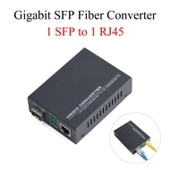 Gigabit Sfp Media Converter 1 Sfp To 1 Rj45 Transceiver 10/100/1000m Suis Gentian Optik Dengan Modul