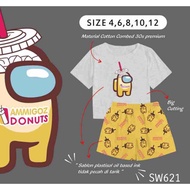 Sw621 Amigoz Set Among Us Gray Donuts