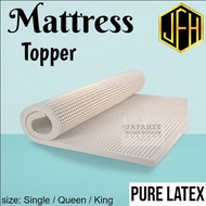 JHD (SINGLE) Topper Mattress / Pad Katil Tilam / 100% Natural Latex Topper / Mattress Topper / Pure 