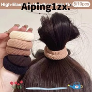 NG1ZX 5/10PCS Hair Ties, Bold Thickened Mix Color Scrunchies, Versatile High Elasticity Styling Deco