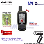 Garmin GPSMAP 65s Rugged, Button-operated Handheld with Expanded Satellite Support and TopoActive ma