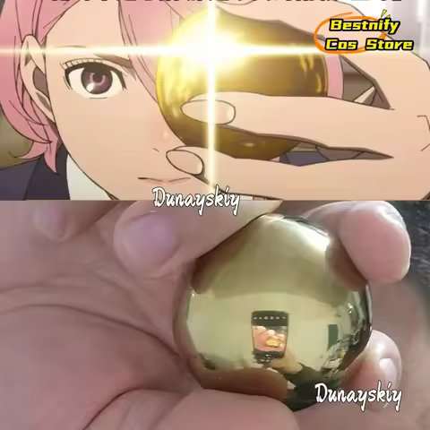 Dandadan Momo Ayase Okarun Ken Takakura Cosplay Costume 5cm Golden Orbs prop Matte Texture Anime Par
