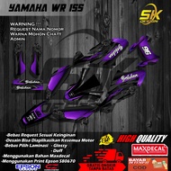 DC 564 STICKER DECAL FULLBODY MOTOR YAMAHA WR 155 VARIASI KEREN UNGU GALAXY HOLOGRAM FREE COSTUM