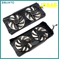 JRBAS พัดลมระบายความร้อน GPU คู่ RTX1660Ti RTX1660 GA91S2U สำหรับ Palit Gainward Geforce GTX 1660ผี1