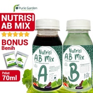 Purie Garden Pupuk Nutrisi AB Mix Sayuran Daun 70ml Pekat