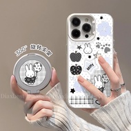Balloon Bunny Suitable for iqooneo9 Phone Case New Style neo8pro Rotating Bracket IQOONEO7 Frosted C