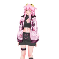 Vtuber Model For Sale [Live 2D, VTube Studio] Fully Rigged - Eldritch Cthulhu Anime Girl